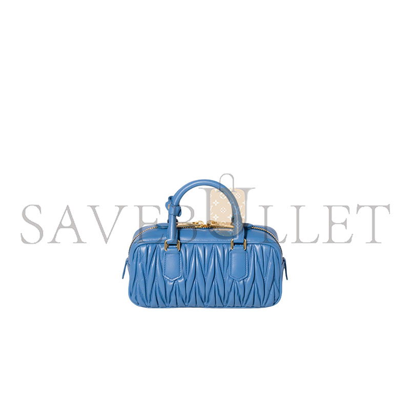 MIU MIU ARCADIE MATELASSÉ NAPPA LEATHER HANDBAG 5BB142 (22*10.5*7.5cm) MIU MIU ARCADIE MATELASSÉ NAPPA LEATHER HANDBAG 5BB142 (22*10.5*7.5cm)