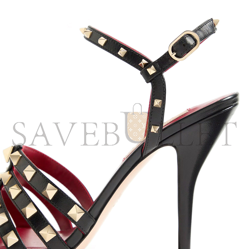VALENTINO GARAVANI ROCKSTUD KIDSKIN SANDAL 100MM 9W2S0PV5JDW_0NO