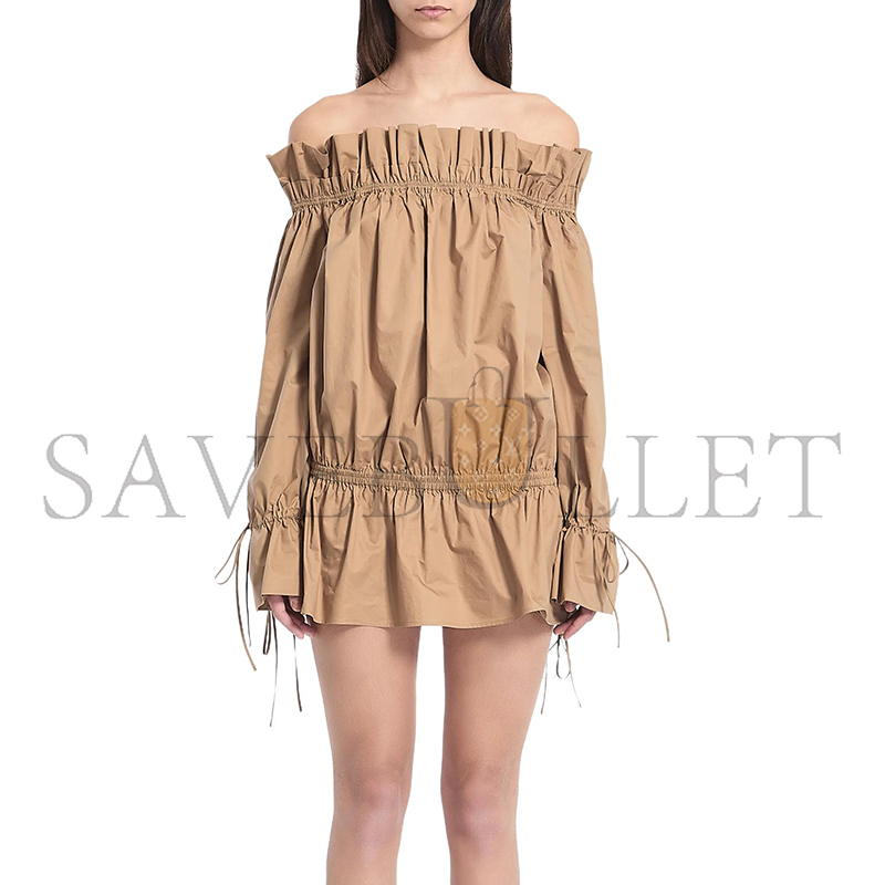 YSL RUCHED MINI DRESS 820966Y3K752560