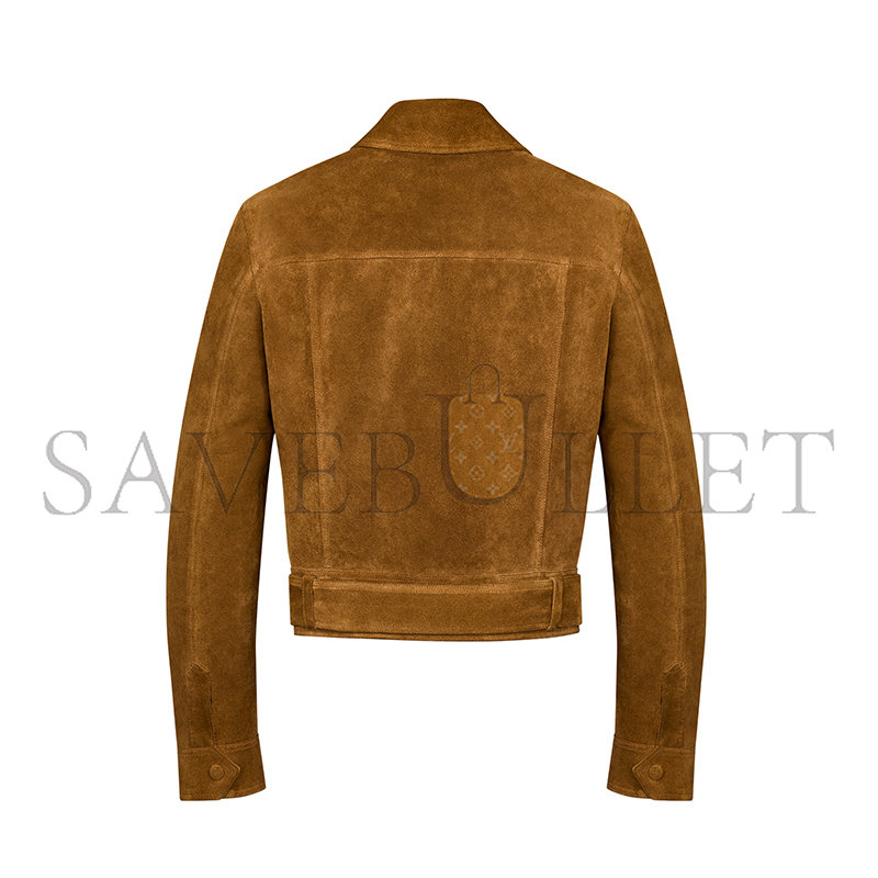 YSL JACKET IN VINTAGE SPLIT LEATHER 860867YC2AY2104 YSL JACKET IN VINTAGE SPLIT LEATHER 860867YC2AY2104
