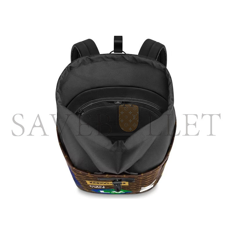LOUIS VUITTON MASTER CHALK BACKPACK MONOGRAM LOGO STORY M44615 (42*31*21cm)