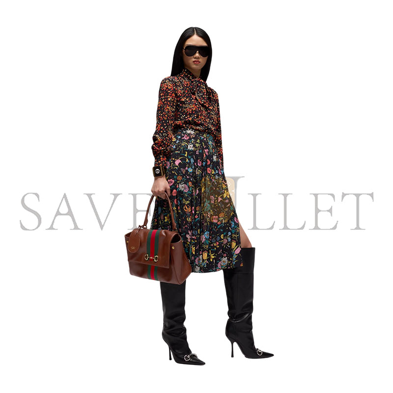 GUCCI PAPARAZZO MEDIUM TOP HANDLE BAG 875018 (12.6*9.4*5.1cm)