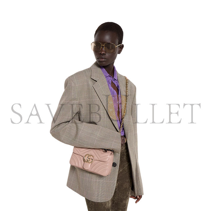 GUCCI GG MARMONT SMALL SHOULDER BAG 837280 (22*12.5*6cm) GUCCI GG MARMONT SMALL SHOULDER BAG 837280 (22*12.5*6cm)