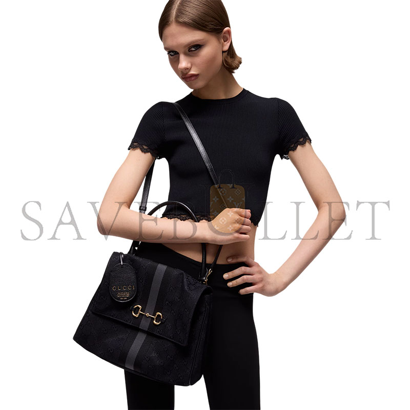 GUCCI PAPARAZZO MEDIUM TOP HANDLE BAG 875018 (32*24*13cm)