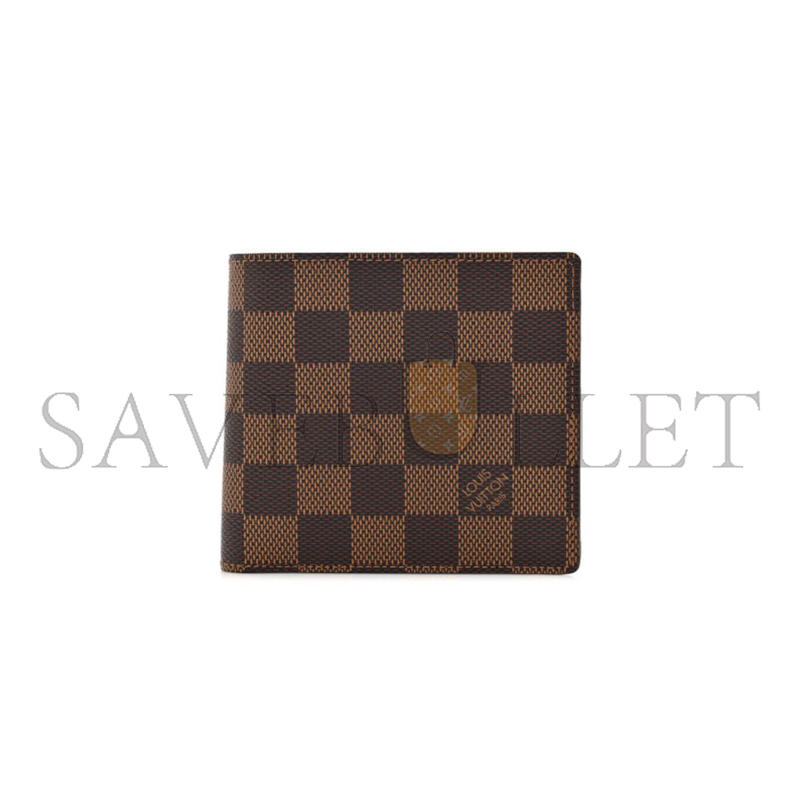 LOUIS VUITTON MASTER DAMIER EBENE MARCO WALLET M62288 (12*9*1cm)