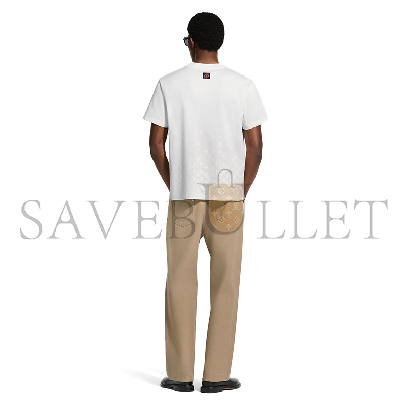 LOUIS VUITTON FLOCK PRINT MONOGRAM GRADIENT T-SHIRT 1AK7LS
