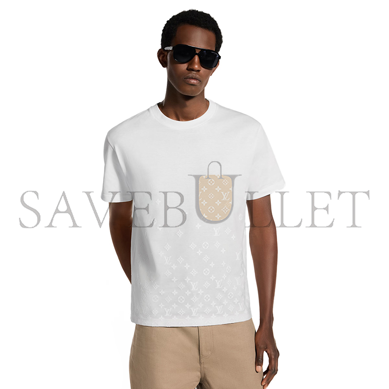 LOUIS VUITTON FLOCK PRINT MONOGRAM GRADIENT T-SHIRT 1AK7LS
