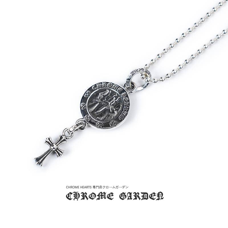 CH*O*E H*A*TS ANGEL MEDALLION BABY CROSS CHARM