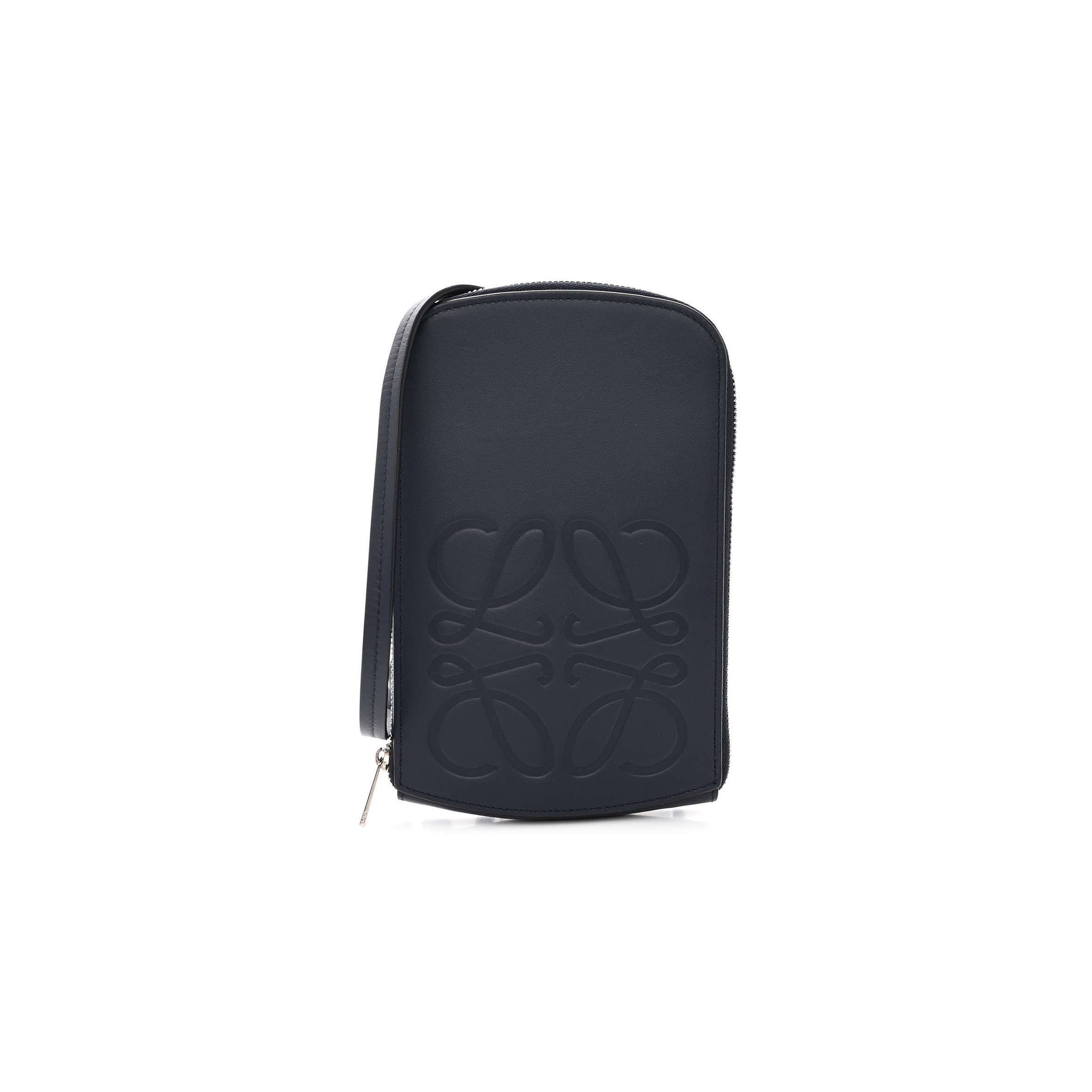 L*E*E SMOOTH CALFSKIN ANAGRAM PHONE POCKET (18*11*1cm)