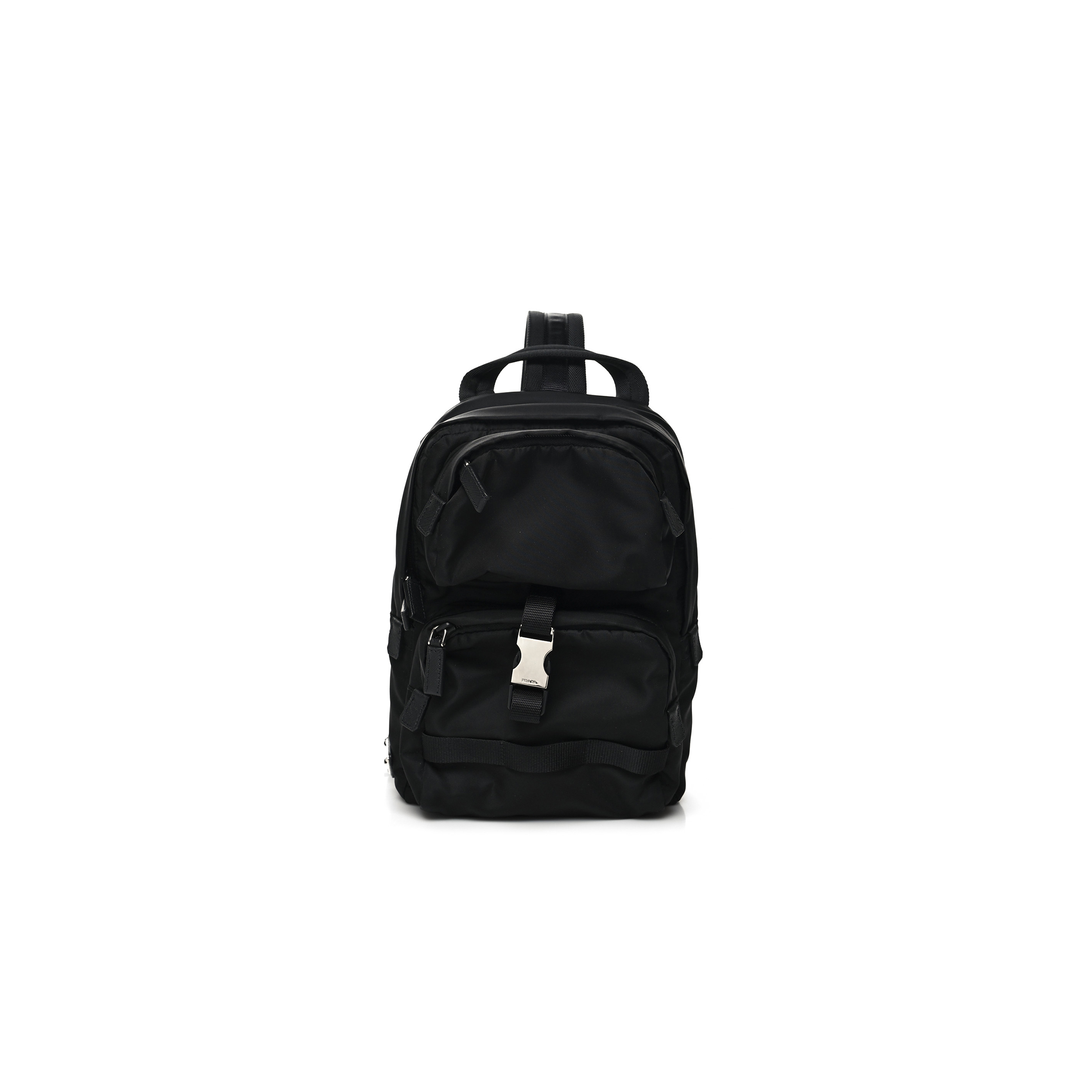 P*A*A TESSUTO NYLON MONTAGNA SLING BACKPACK BLACK (32*20*6cm)