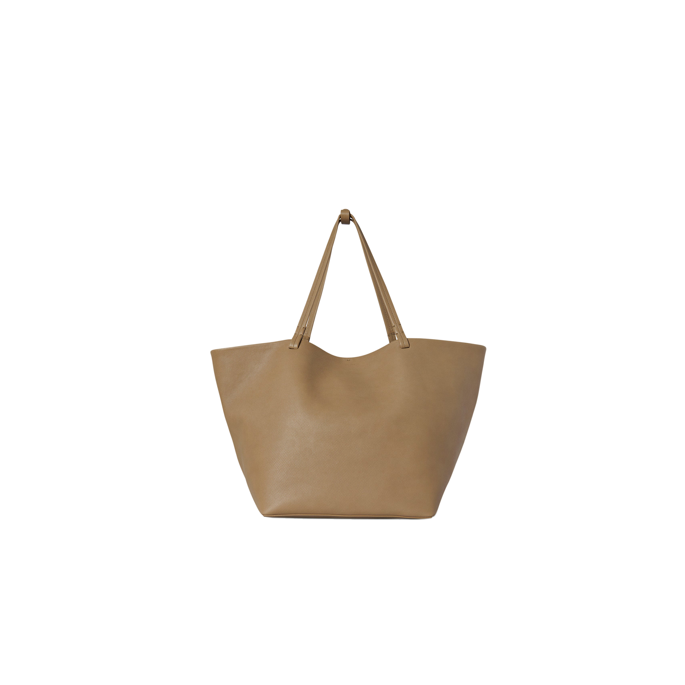 T*E R*W XL PARK TOTE BAG IN LEATHER LIGHT TAUPE W1201L72SLTPL (53*36*30cm)