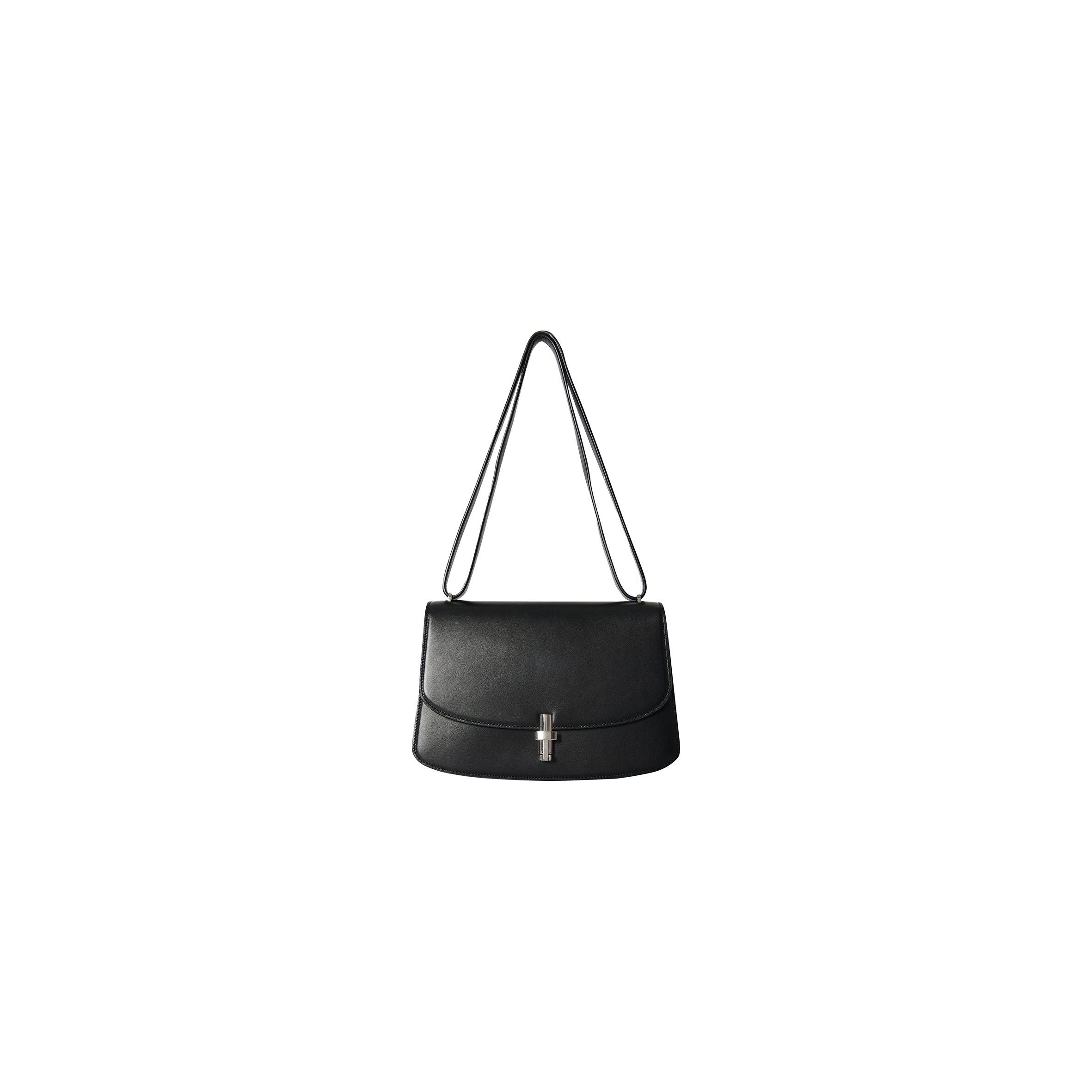 T*E R*W SOFIA 10.00 SHOULDER BAG IN LEATHER BLACK W1570L60BLPL (25*18*8cm)