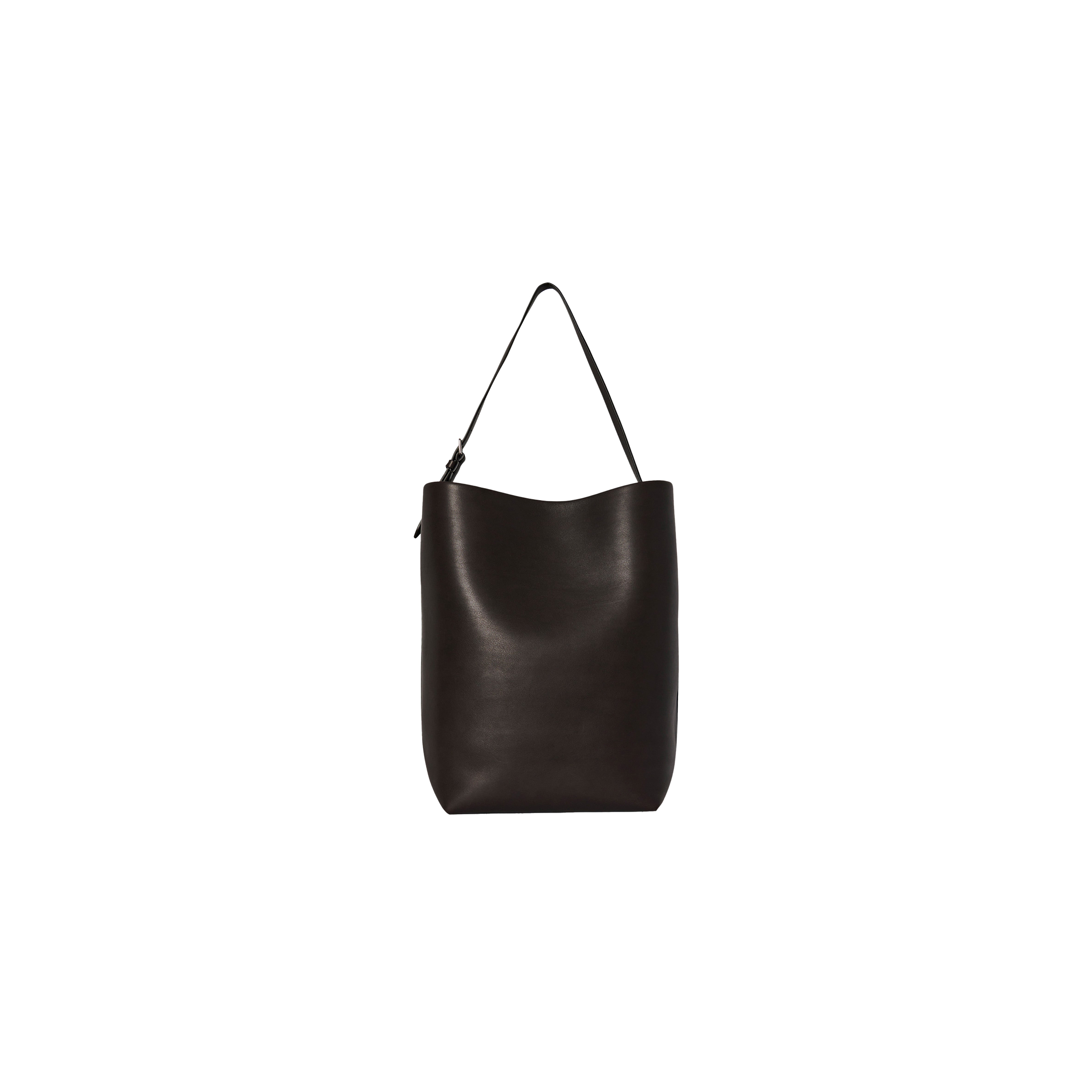 T*E R*W LARGE NS SHOULDER BAG IN LEATHER DARK BROWN W1587L72DBP (43*38*20cm) 13749