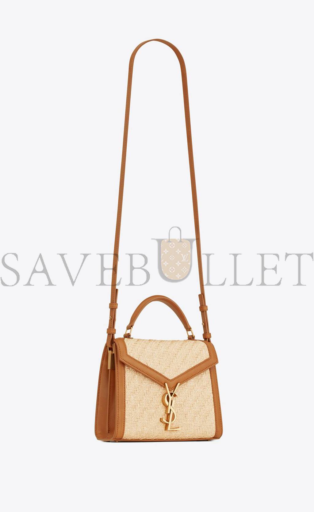 YSL CASSANDRA MINI TOP HANDLE BAG IN RAFFIA AND VEGETABLE-TANNED LEATHER 623930FAA7D9783 (20*16*7.5cm) YSL CASSANDRA MINI TOP HANDLE BAG IN RAFFIA AND VEGETABLE-TANNED LEATHER 623930FAA7D9783 (20*16*7.5cm)